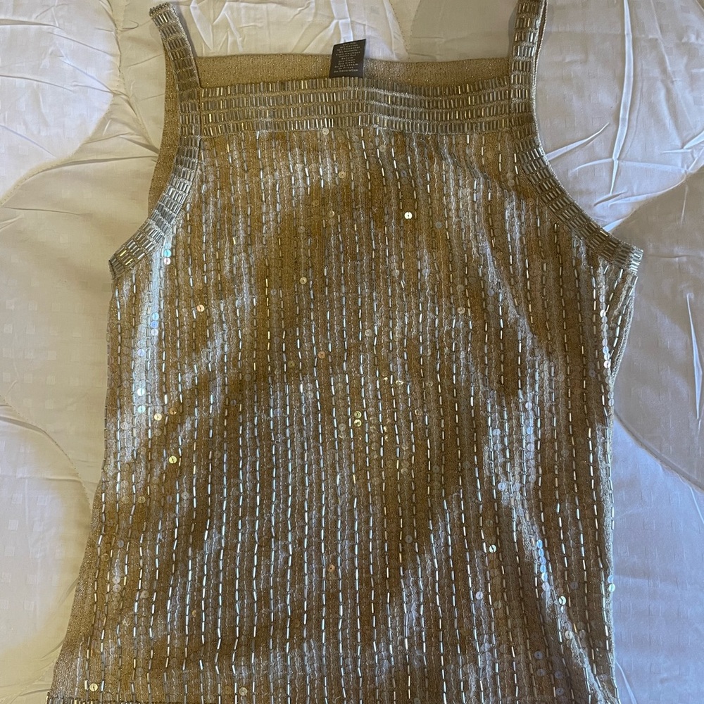 VINTAGE ANN TAYLOR SEQUIN TANK